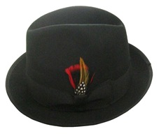 blk fedora