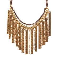 Brass Bar Necklace_YochiNY