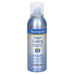 Neutrogena Fresh Cooling Body Mist Sunblock Amazon.com $12