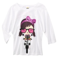 Harajuku Mini for Target Girls 3QS Nerdy Chic Tee 14.99