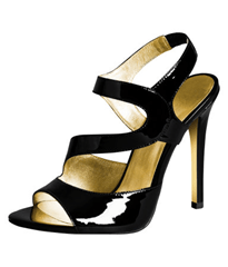 Versace HM Blk Patent Shoes 129.00