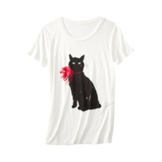 Jason Wu Target White Cat Tee