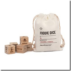 Uncommon Goods_Foodie Dice $24