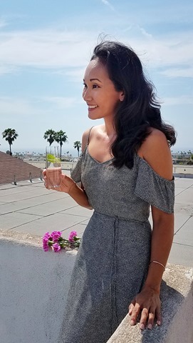 KaraBirkenstock_HerringboneColdShoulderDress (1)